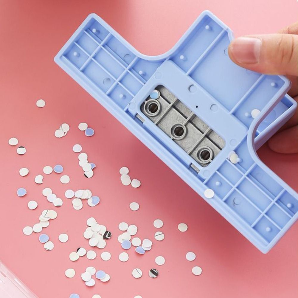 Paper Punch 3 Hole - Multi-Function 3 Holes Hole Punching Machine