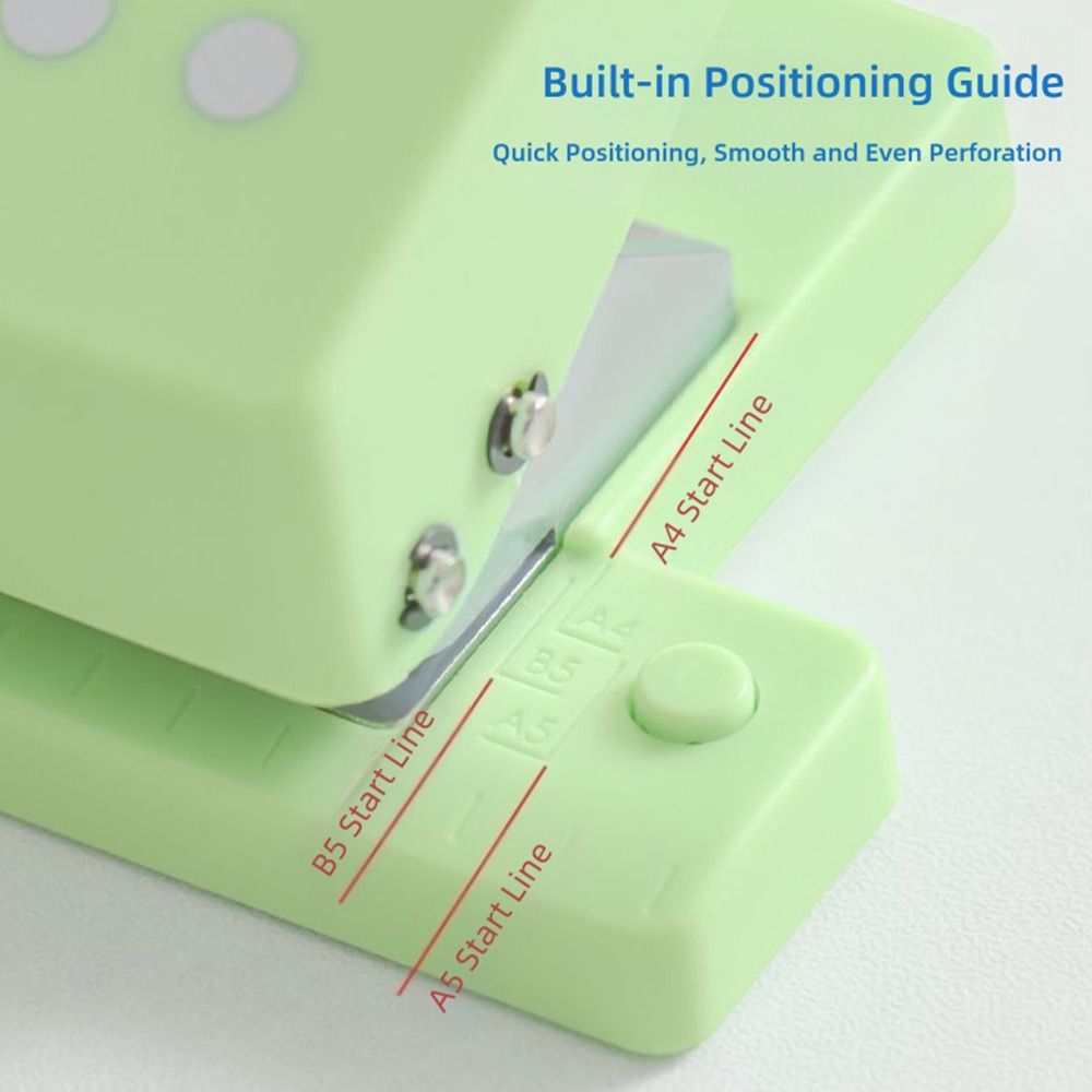 Paper Punch 3 Hole - 3/5-Hole Hole Punching Machine Mini Size