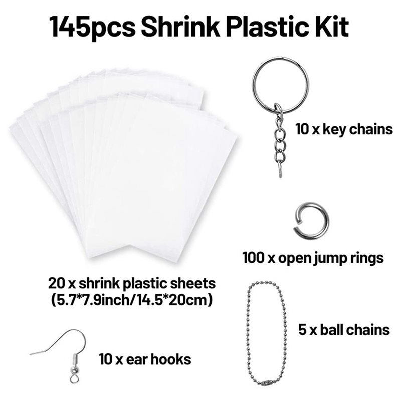 3 Set Shrinky Art Paper Heat S - огляд і ціна Paper Punch 3 Hole