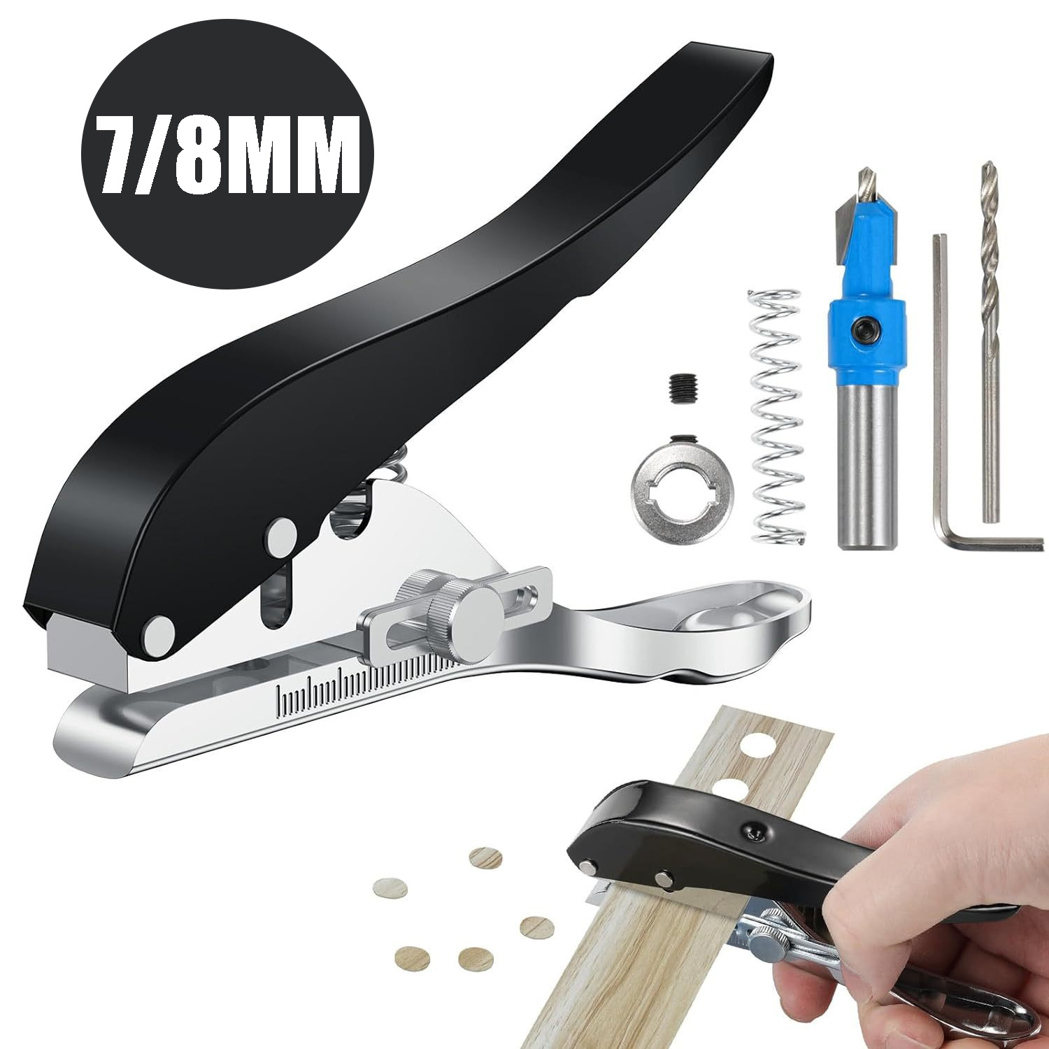 Hole Punch 3/8 Inch-8/10mm Sin - огляд і ціна Paper Punch 3 Hole