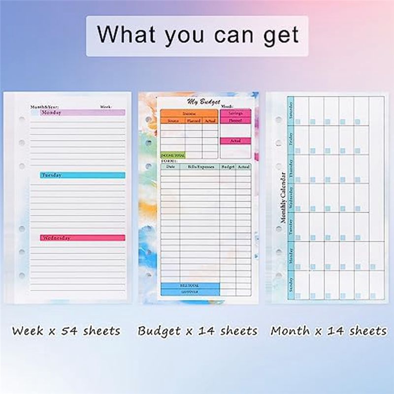FTGT-A6 Budget Planner Refill  - огляд і ціна Planner Weekly Budget