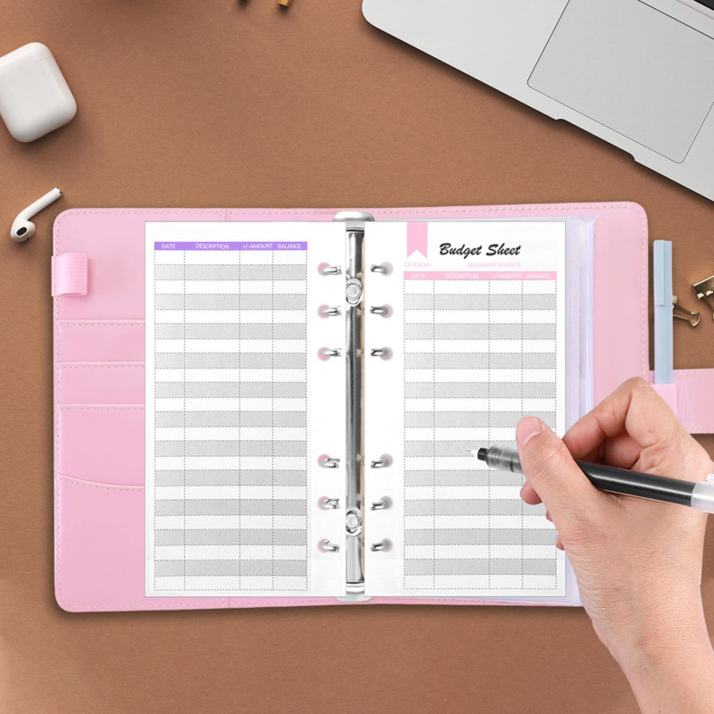 A6 PU Leather Budget Binder wi - огляд і ціна Planner Weekly Budget