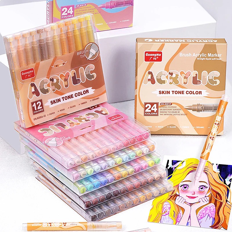GuangNa 72 Colors Soft Brush A - огляд і ціна Copic Marker Sketch