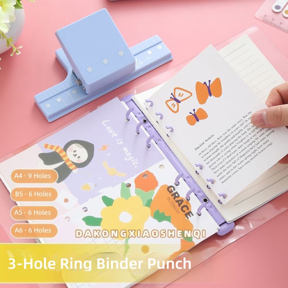 3/5-Hole Hole Punching Machine - огляд і ціна Paper Punch 3 Hole